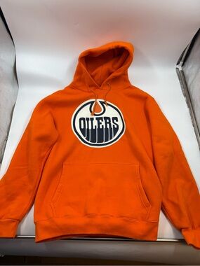 Arctic Wear Edmonton Oilers Hoody Orange Size Med